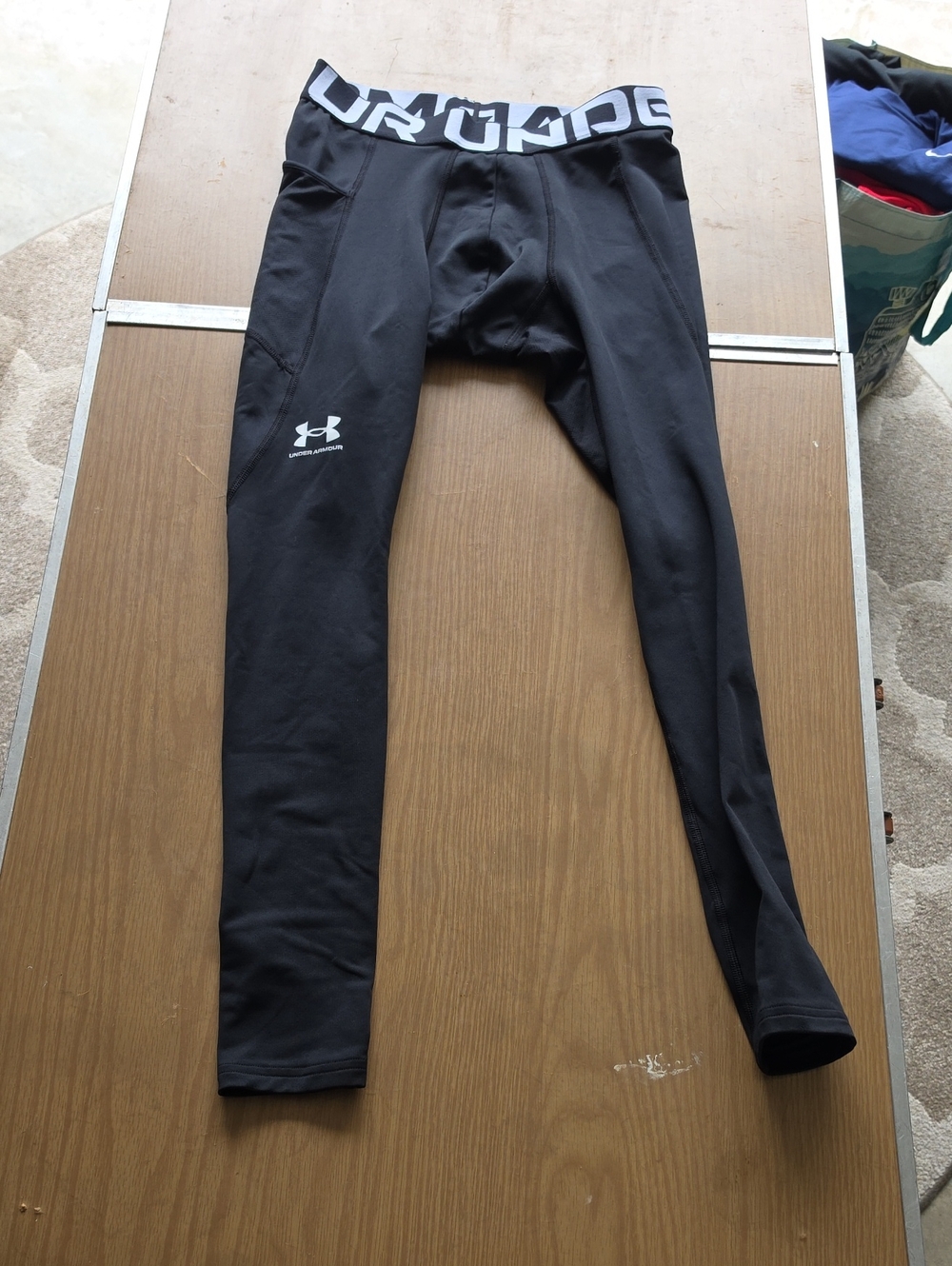 Under Armour Black Performance Compression Tights with Branded Waistband